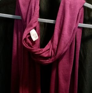 Awesome wine colored scarf